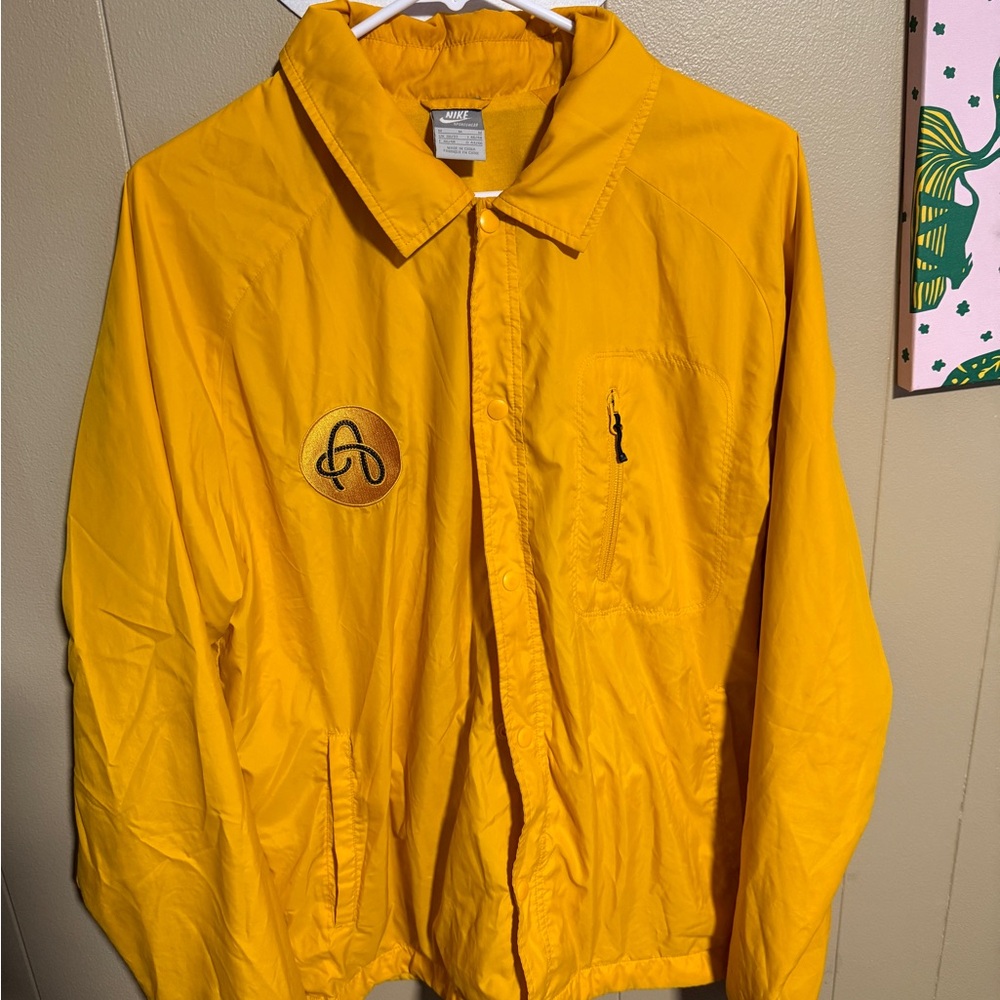 Nike Bright Yellow Windbreaker Jacket